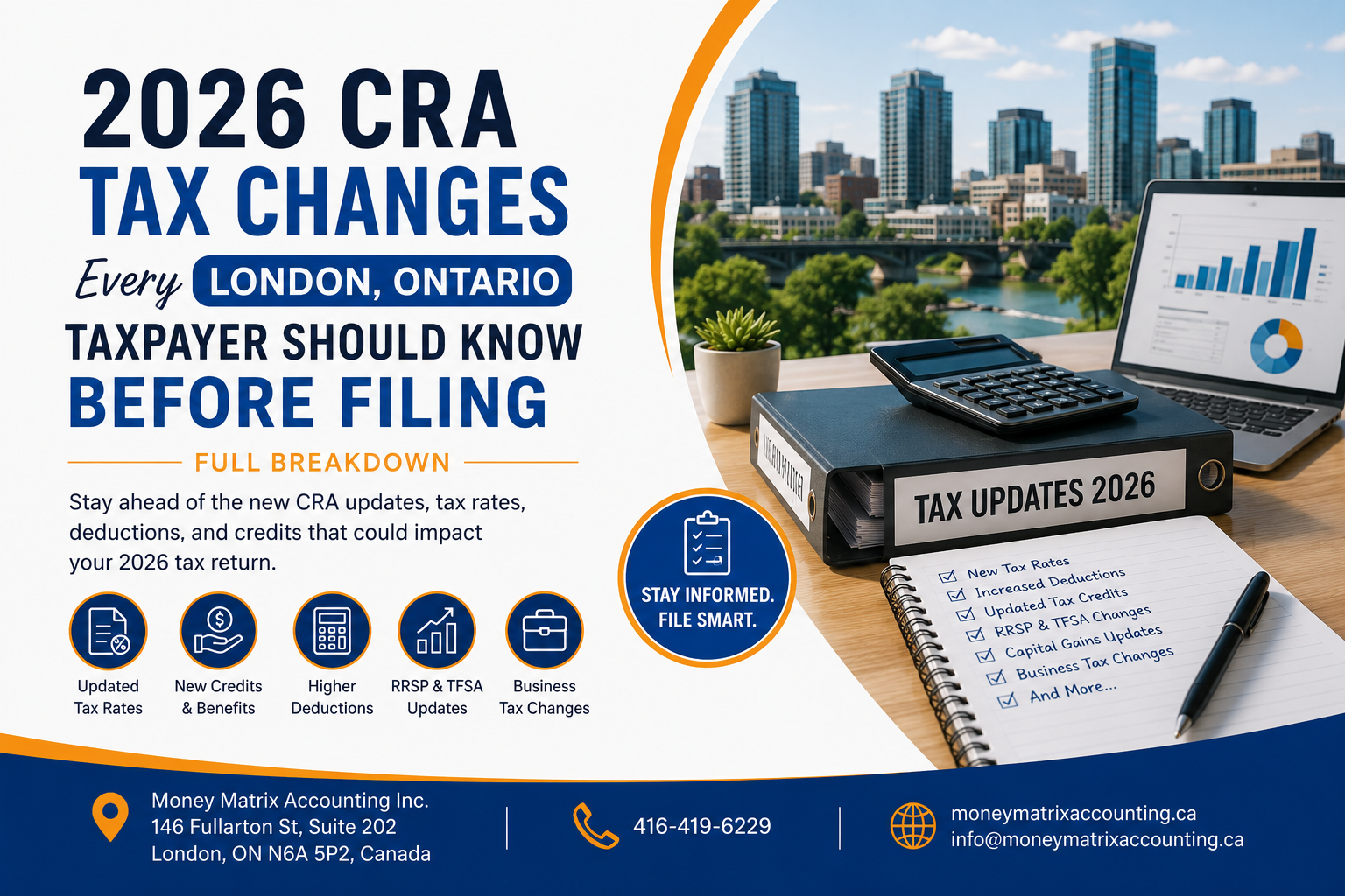 2026 CRA Tax Changes Every London, Ontario, Taxpayer Should Know Before Filing (Full Breakdown)