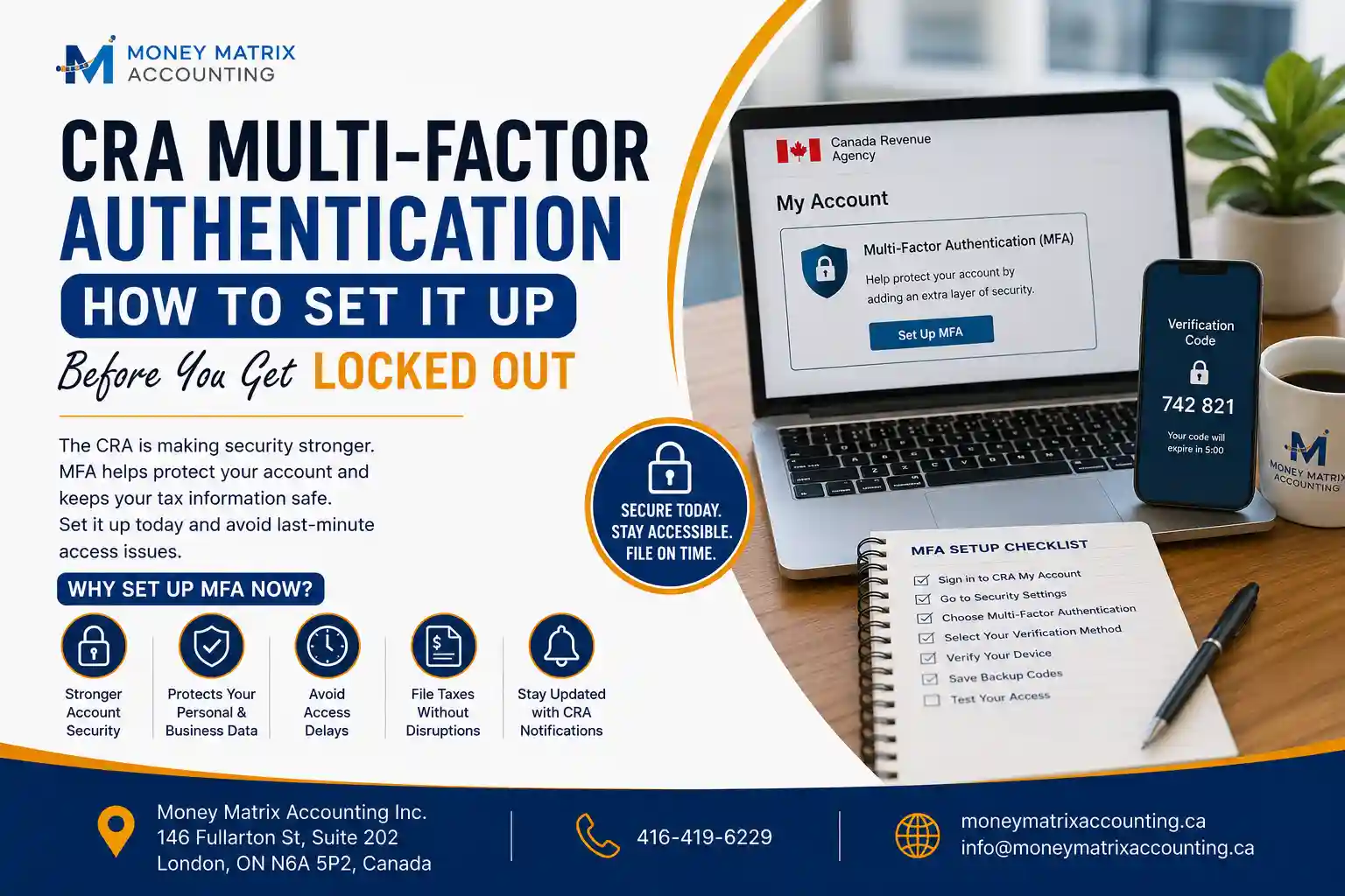 CRA Multi-Factor Authentication: How to Set It Up Before You Get Locked Out