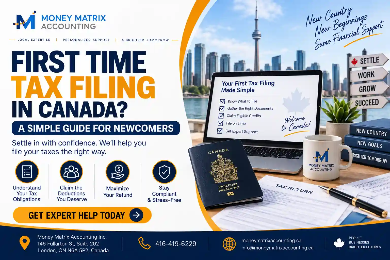 Your First Tax Filing in Canada: A Guide for Newcomers